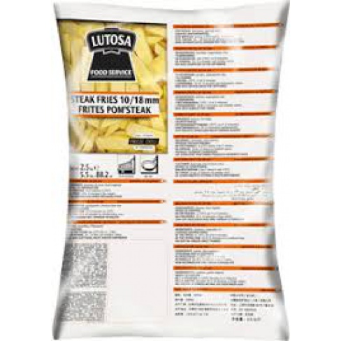 Lutosa foodservice  steak chip  frying - 2.5kg