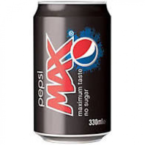 Pepsi Max cans 330ml  x 24