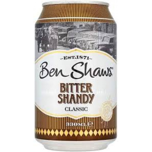 Ben Shaws Bitter Shandy cans x 330ml