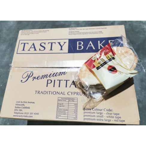ASTY BAKE LARGE CYPRIOT PITTA BREAD 6x24 FROZEN