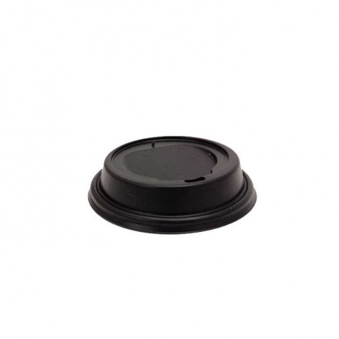 12/16oz  Black domed lids for Double walled cup