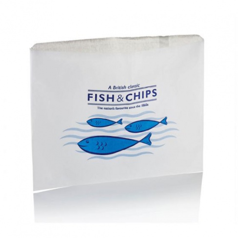 14 x 11 Fish and chip bag x 500