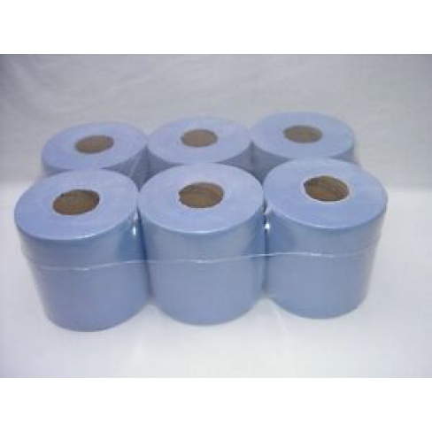 Centrefeed Blue Roll x6