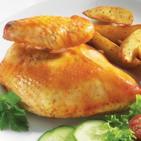 Breast only cooked portions 10/12oz  (283g/340g) x 8