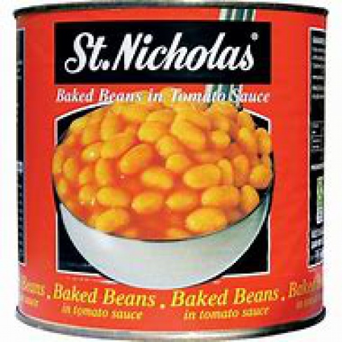Baked beans St Nicholas catering tin - 2.65kg