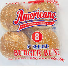 American style large burger bun 5inch appox sliced x 48