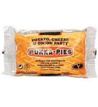 Pukka wrapped cheese and onion pasty x 12