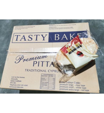 TASTY BAKE LARGE CYPRIOT PITTA BREAD 6x24 FROZEN