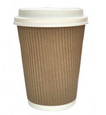 Double walled paper hot cup 12oz x 500