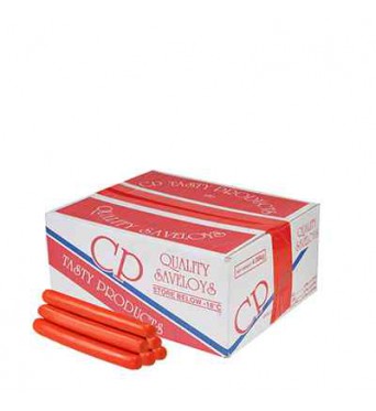 CP Tasty Products Pork Saveloy  4's   x  36   4.08kg