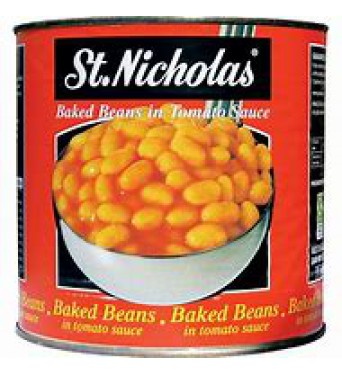 St Nicholas baked beans x6 tins